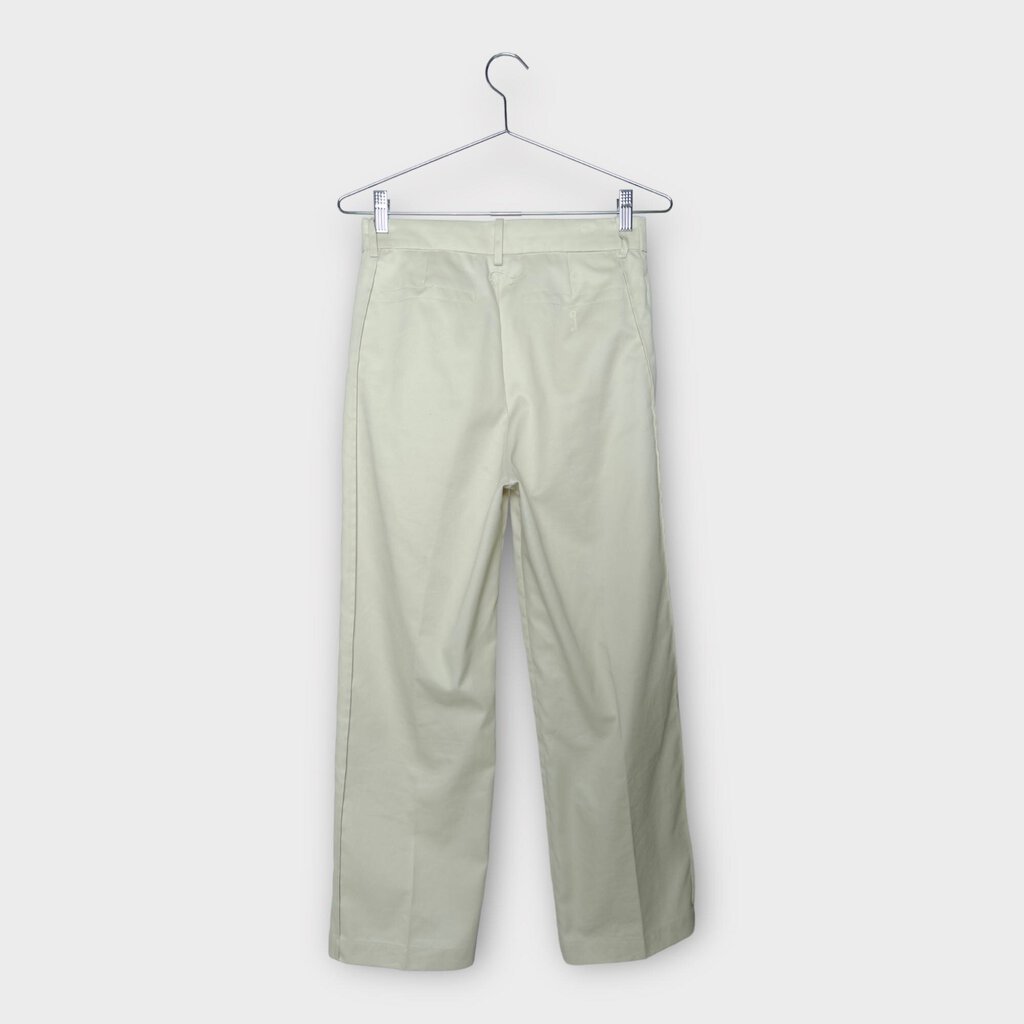 Ader Error Cream Pleat Front Pant