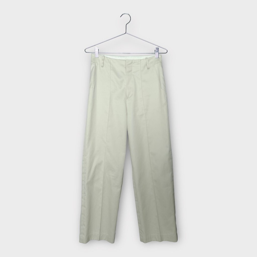 Ader Error Cream Pleat Front Pant