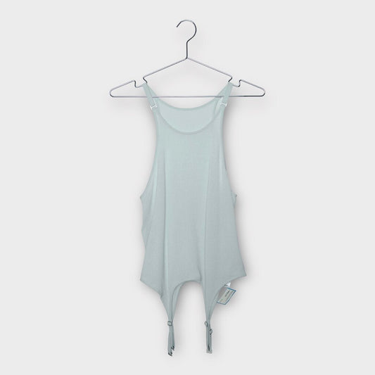 Dion Lee Mint Blue Knit Stretch Garter Tank