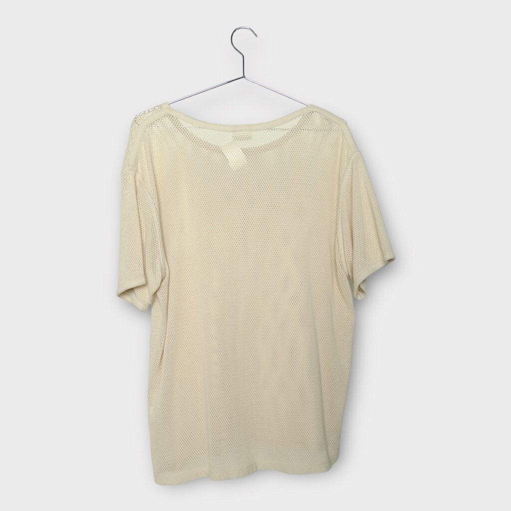 Dries Van Noten Beige Net Tee