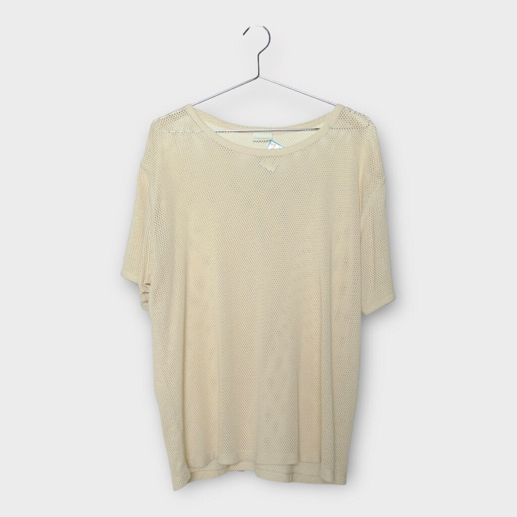 Dries Van Noten Beige Net Tee