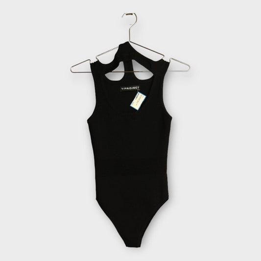 Y/Project Black Triple Collar Bodysuit