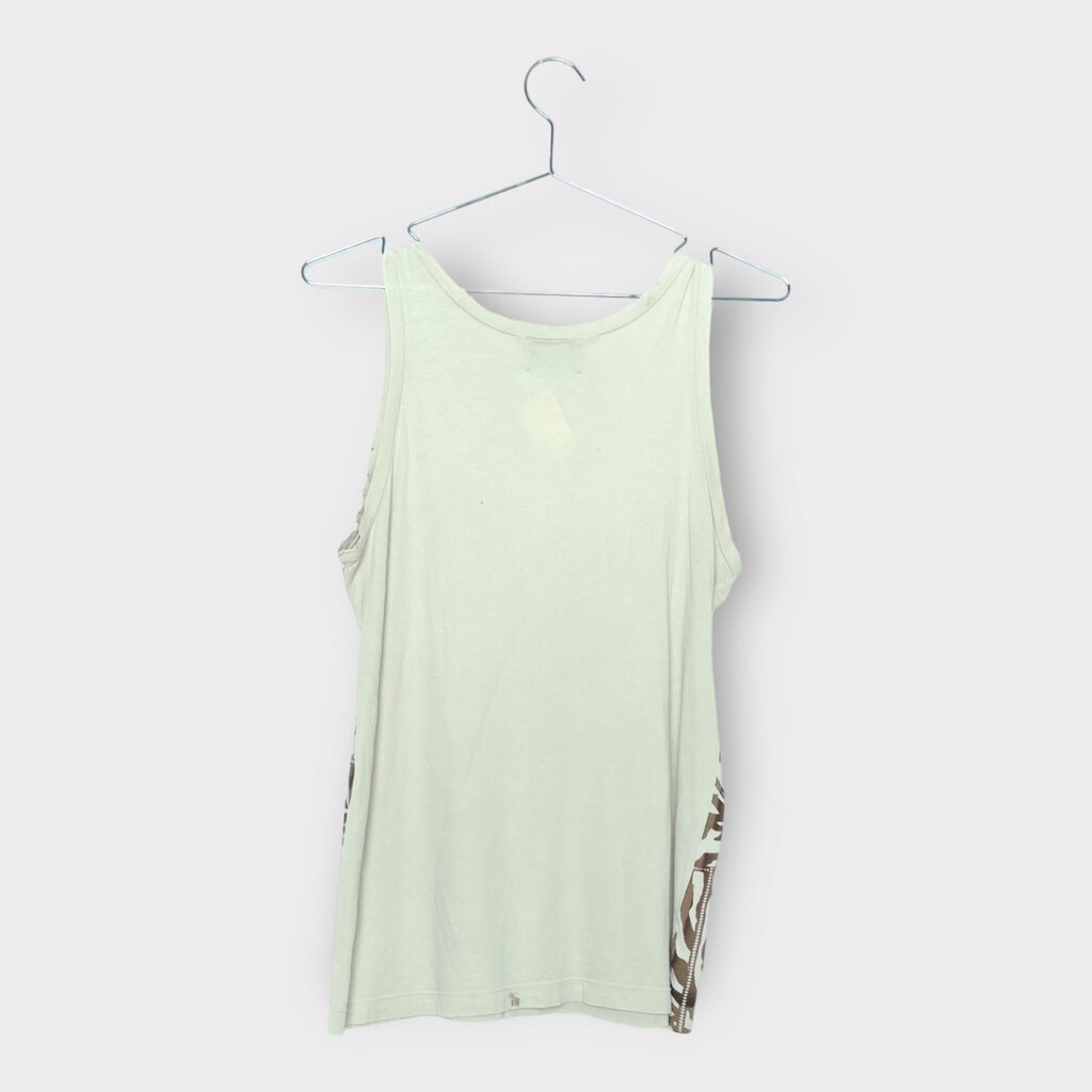 Aries Beige Brown Animal Print Tank