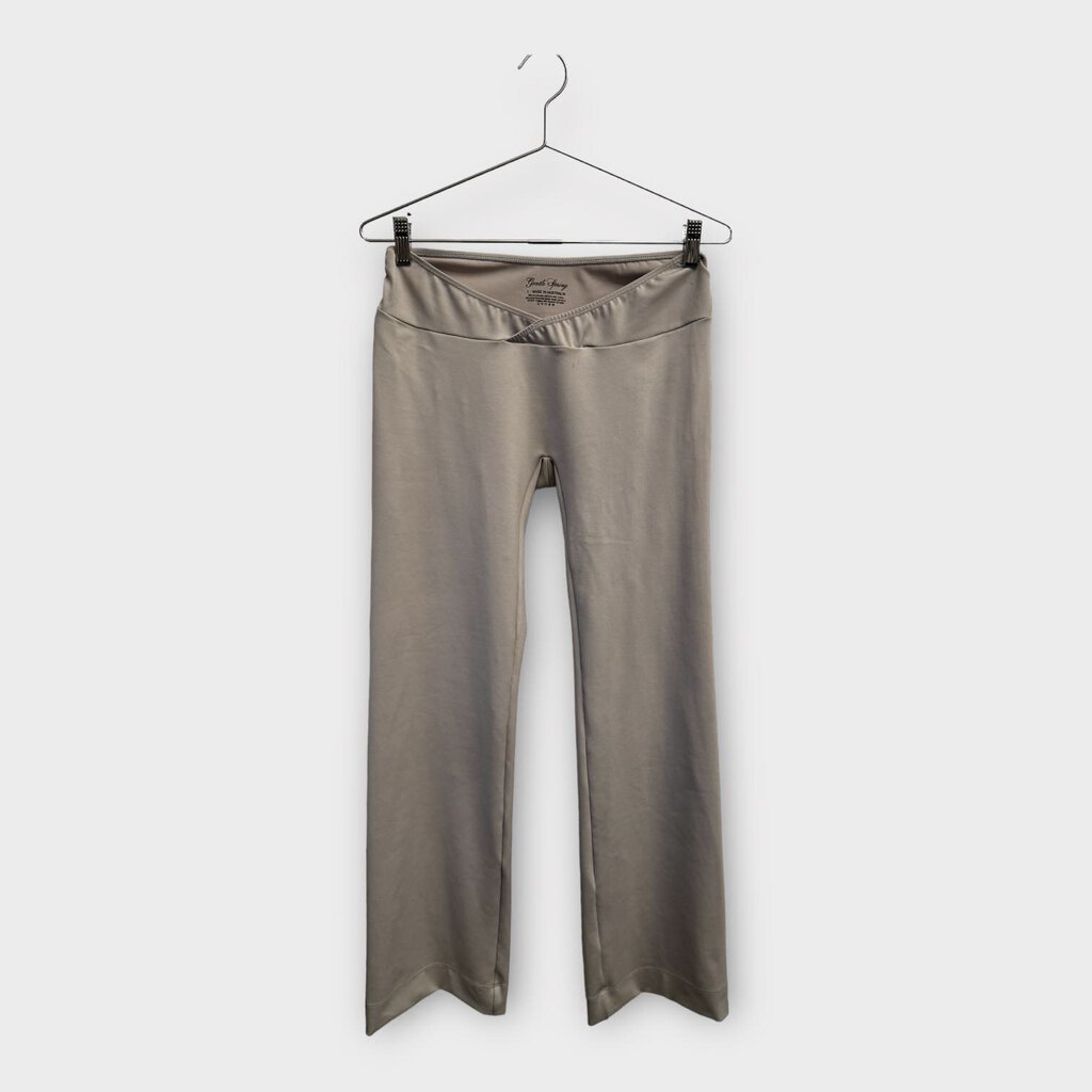 All Is A Gentle Spring Grey Stretch Brushed Ponte Trouser