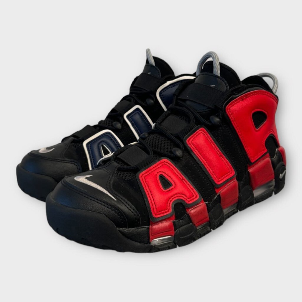 Nike Black + Blue + Red Uptempo Pippen