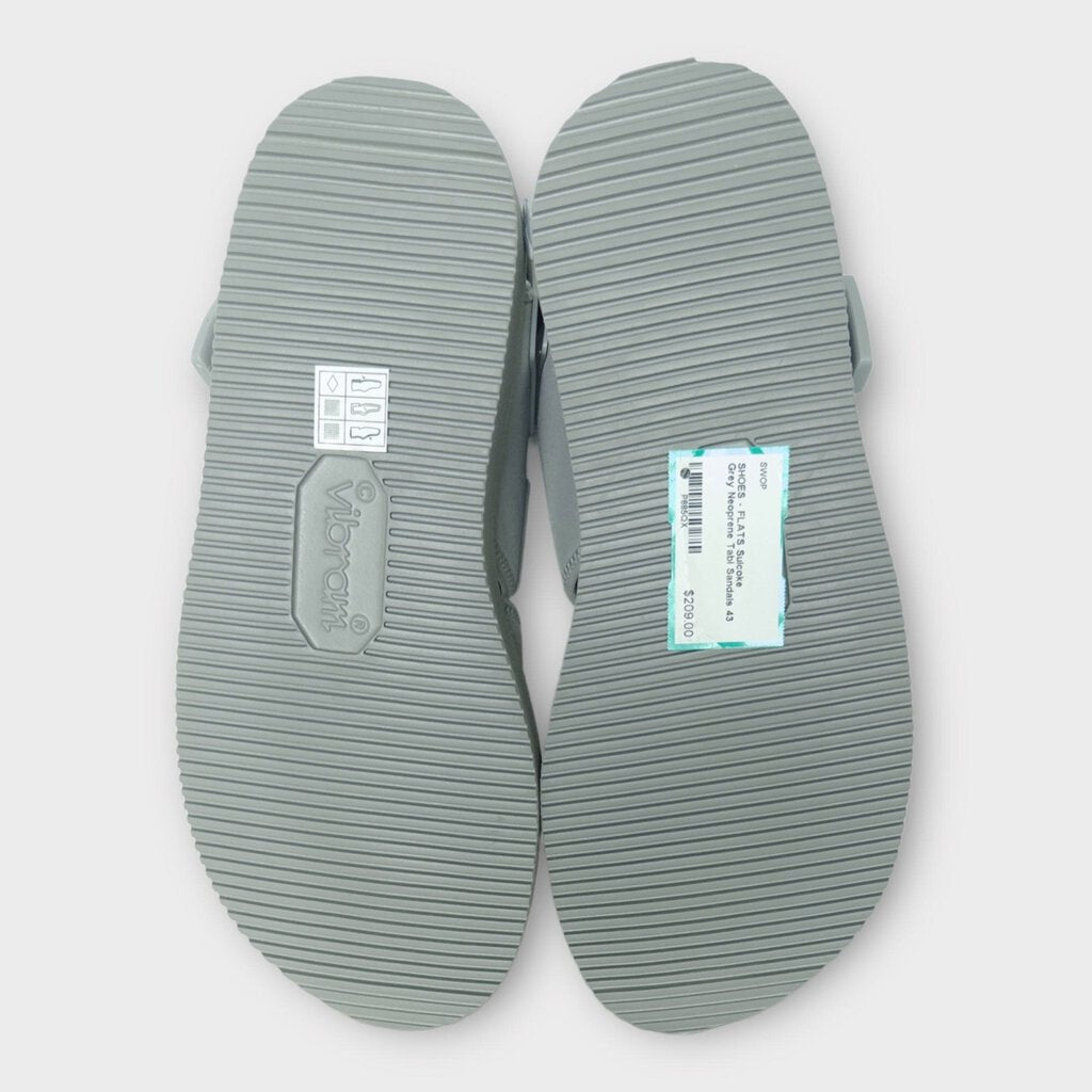 Suicoke Grey Neoprene Tabi Sandals