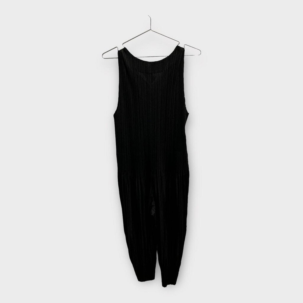 Black Permapleat Jumpsuit (Japan)