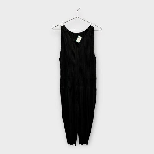 Black Permapleat Jumpsuit (Japan)