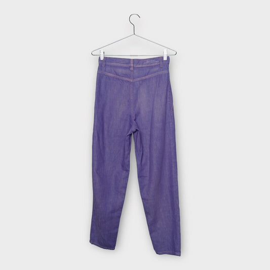 Marc Jacobs Spring 2020 Runway Purple Front Pleat Jean