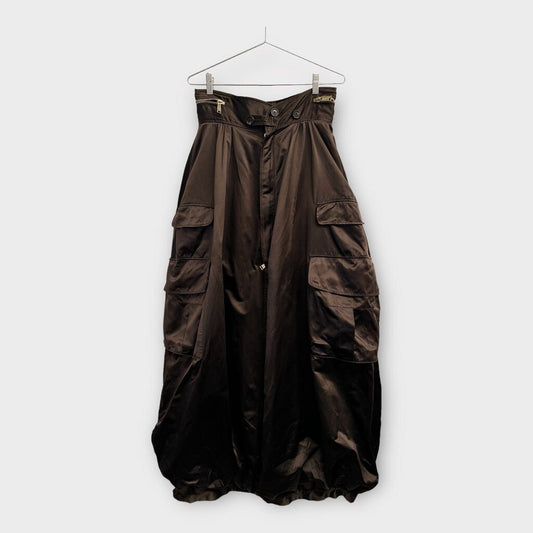 DSQUARED2 SS09 Strapless Brown Cargo Dress