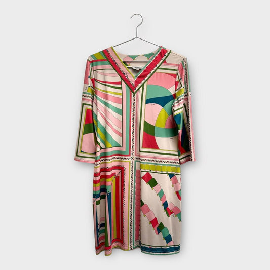 Emilio Pucci Pink & Multi Printed Tunic