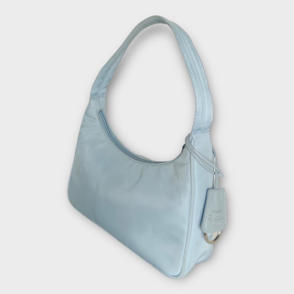 Prada Light Blue Nylon Re-Edition 2000 Mini-Bag