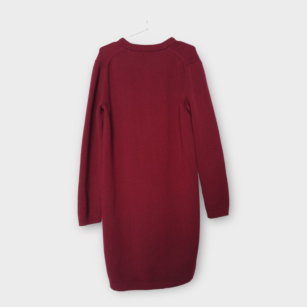 Gucci Red Knit Elephant Sweater Dress