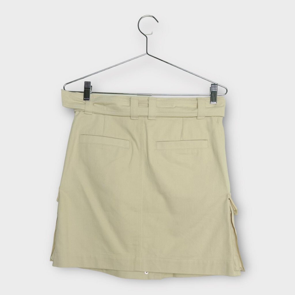 Blanca Cream Drill Pocket Skirt