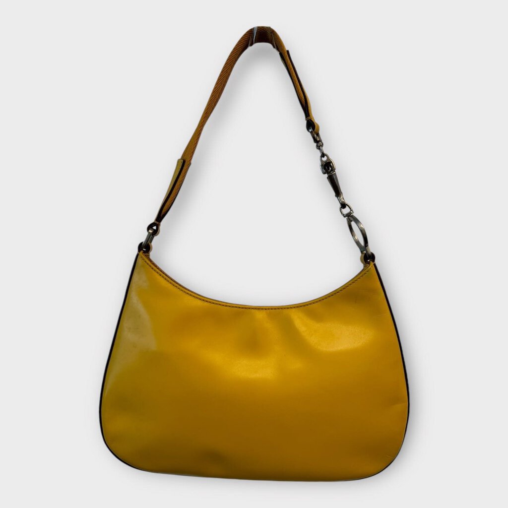 Prada Yellow Cleo Mini Shoulder Bag