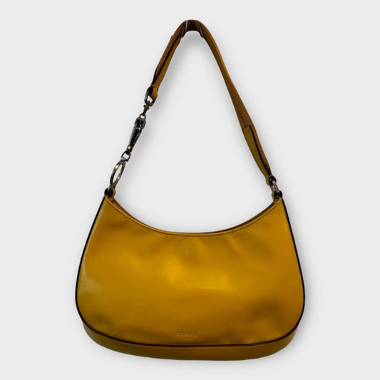 Prada Yellow Cleo Mini Shoulder Bag