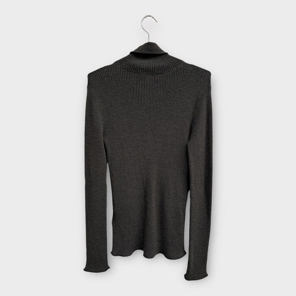 Acne Studios Grey Wool Blend Turtle Neck Jumper