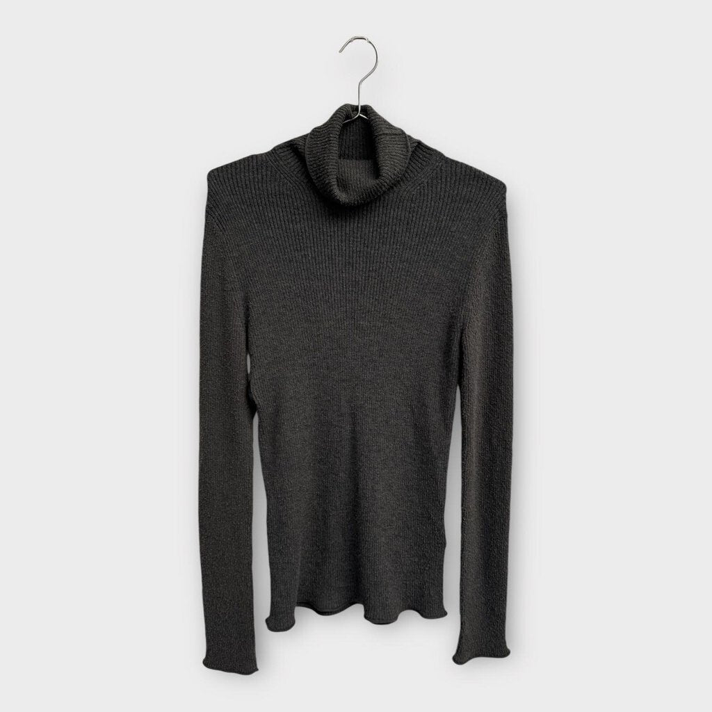 Acne Studios Grey Wool Blend Turtle Neck Jumper