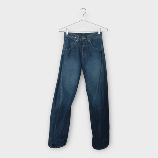 Levi's Modern Blue Denim Bowed Leg Jeans