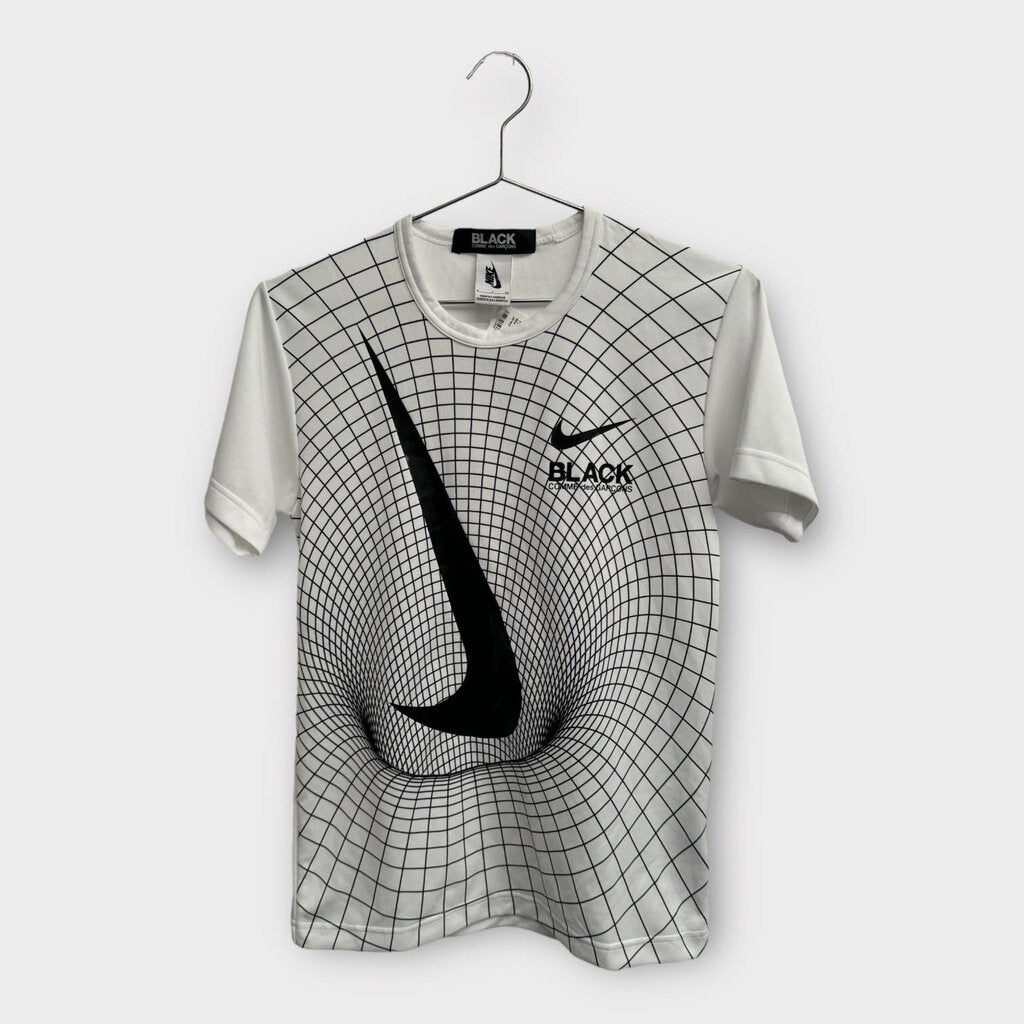 Comme Des Garcons X Nike Black & White Tick Logo Jersey