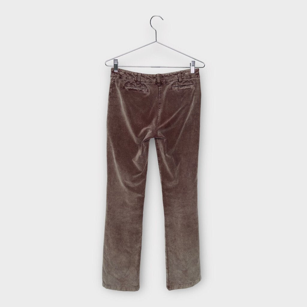 Max & Co Purple Corduroy Straight Leg Pants