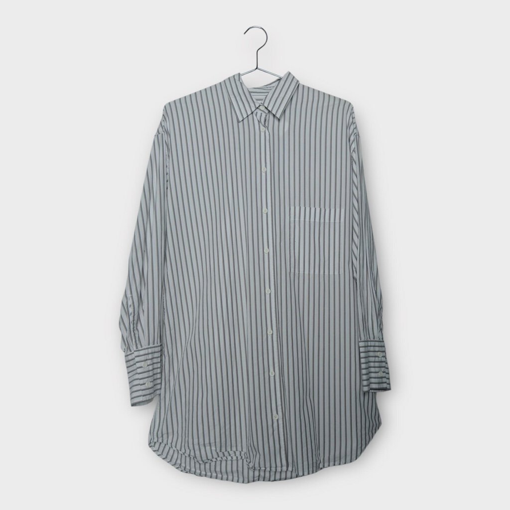 Assembly Label White & Brown Stripe Riley Long Shirt