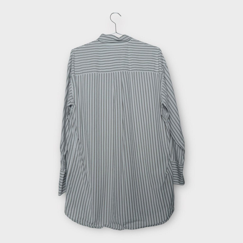 Assembly Label White & Brown Stripe Riley Long Shirt