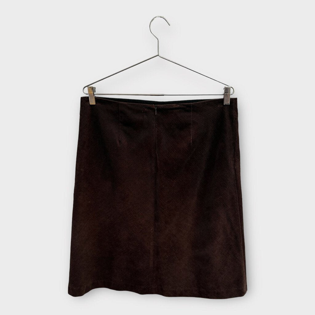 Witchery Vintage Brown Corduroy Skirt