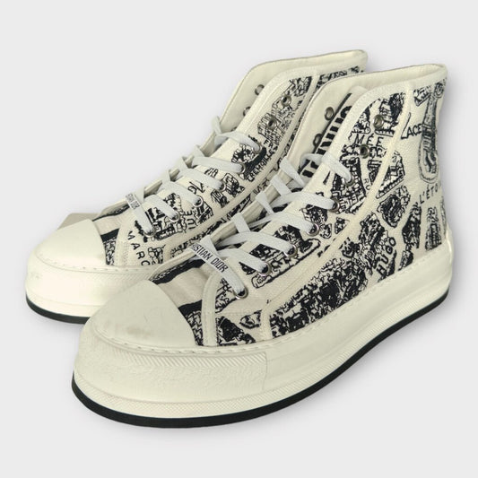 Christian Dior White & Black Walk'n'Dior Sneaker