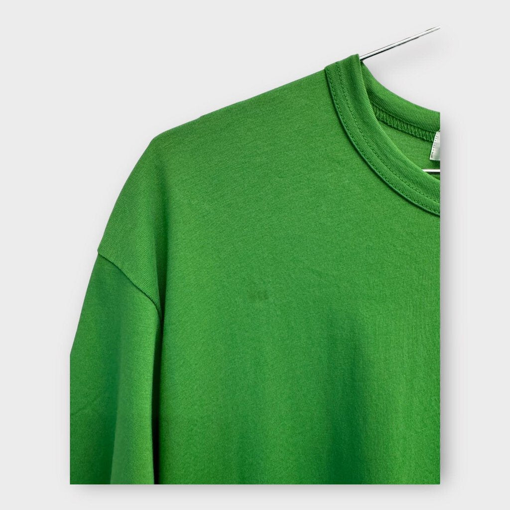 Comme Des Garcons Shirt Green Logo Tee