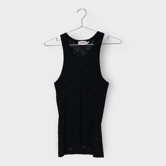 Charles Jeffrey Loverboy Black Lace Tank