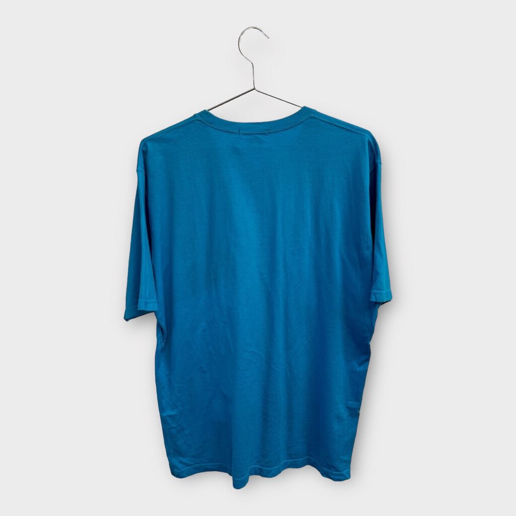 Issey Miyake Blue Piped Squiggle Tee