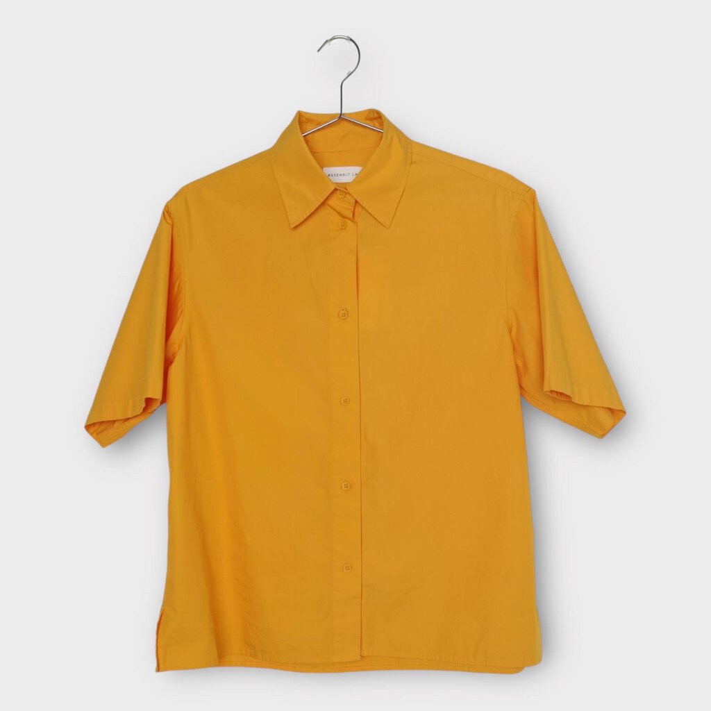 Assembly Label Orange Cotton Shirt