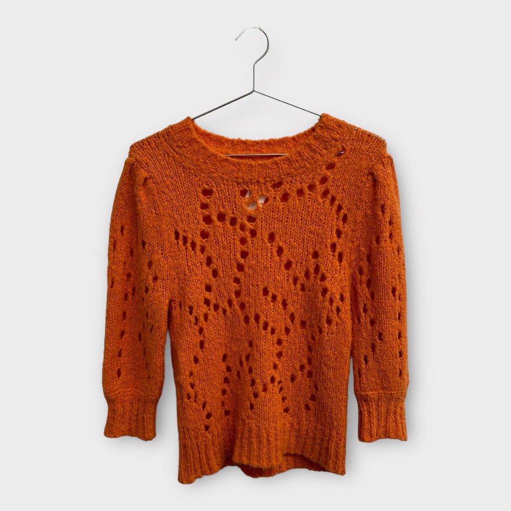 Isabel Marant Etoile Orange Wool Loose Knit Top