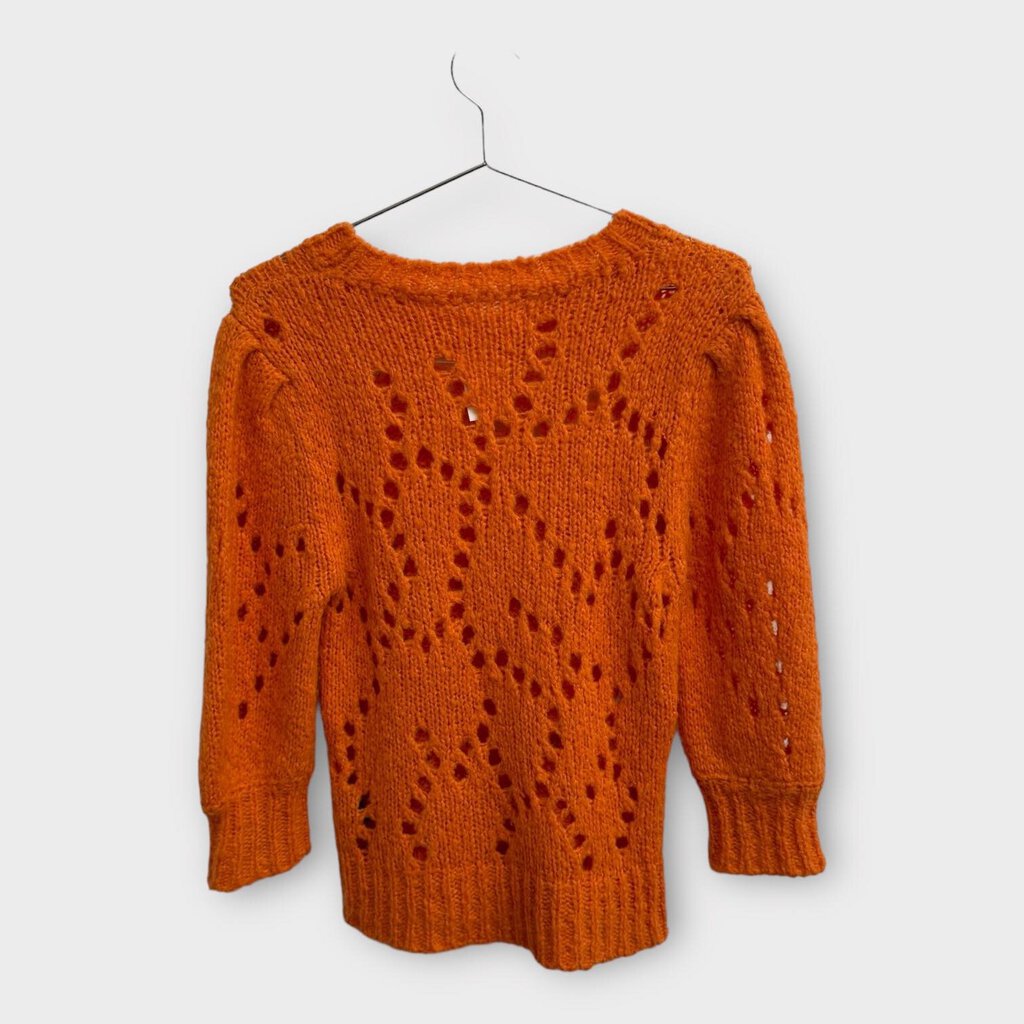 Isabel Marant Etoile Orange Wool Loose Knit Top