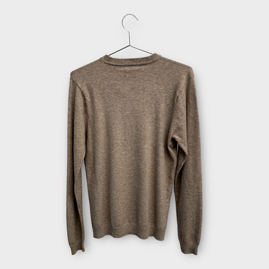 Bikkembergs Beige Wool Cotton Sweater