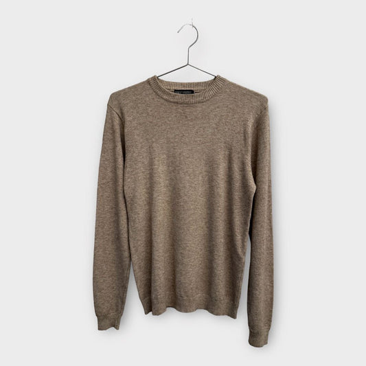 Bikkembergs Beige Wool Cotton Sweater