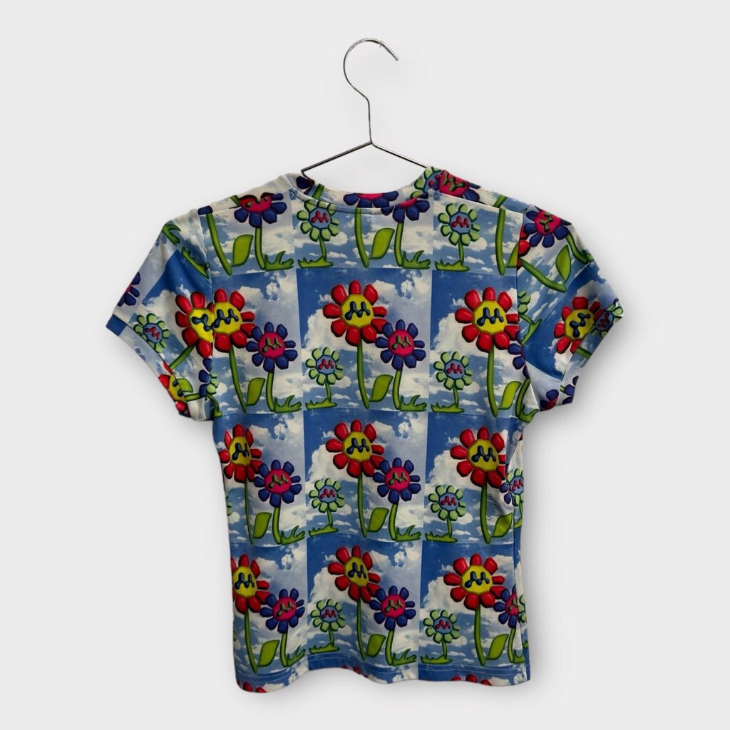 Mowalola Digital Flower Print Tee