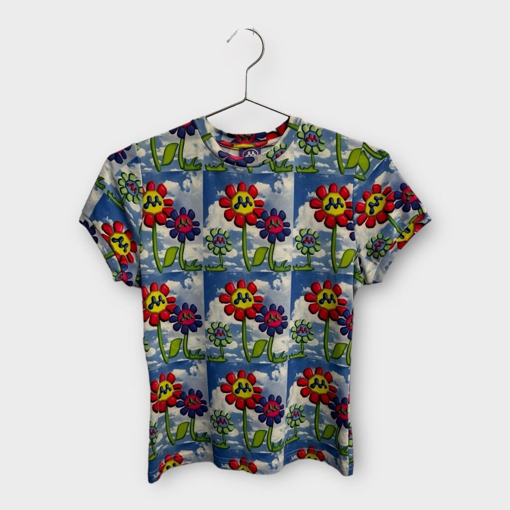 Mowalola Digital Flower Print Tee