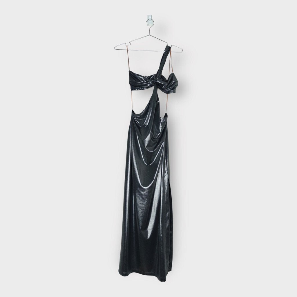 Manning Cartell Silver Oil Slick Cut Out Midi