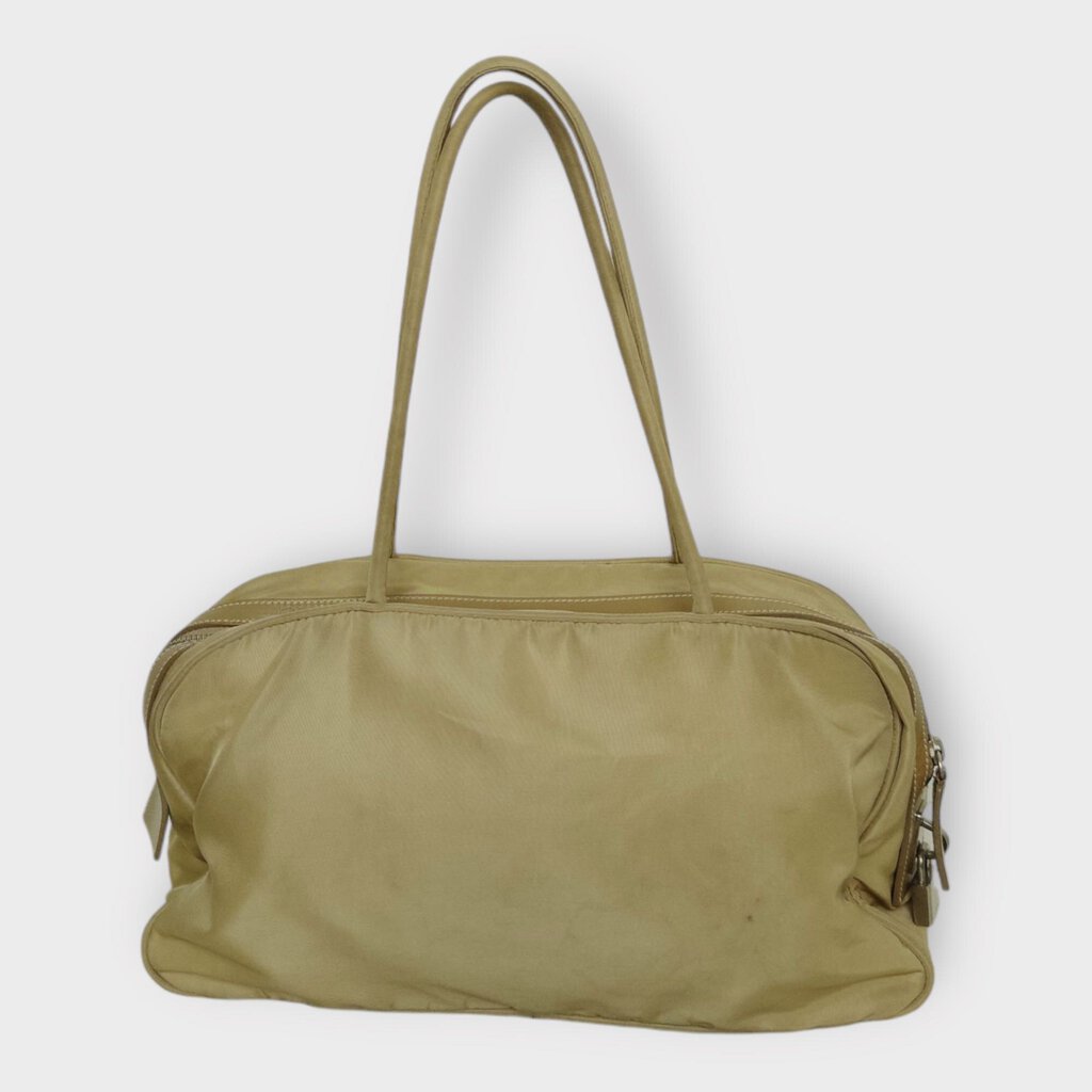 Prada Beige Nylon 2000 Shoulder Bag