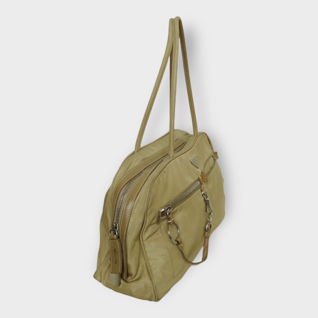 Prada Beige Nylon 2000 Shoulder Bag