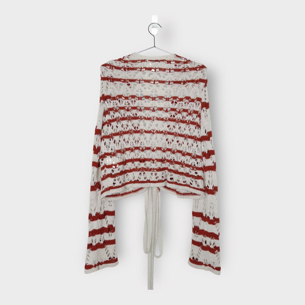 Our Legacy Beige & Orange Stripe Knit Wrap