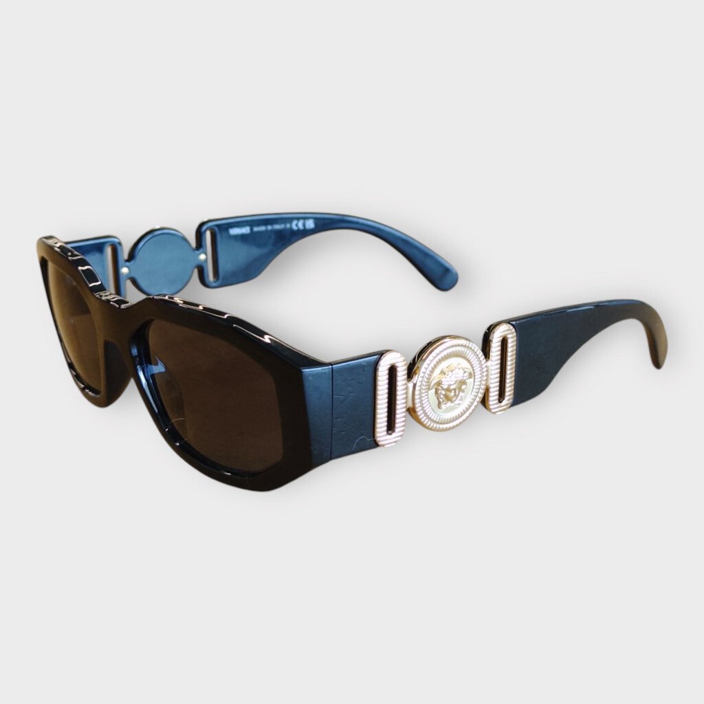 Versace Black Framed Medusa Biggie Sunnies