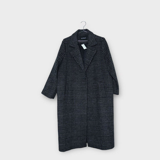 Alpha60 Black & White Check Coat