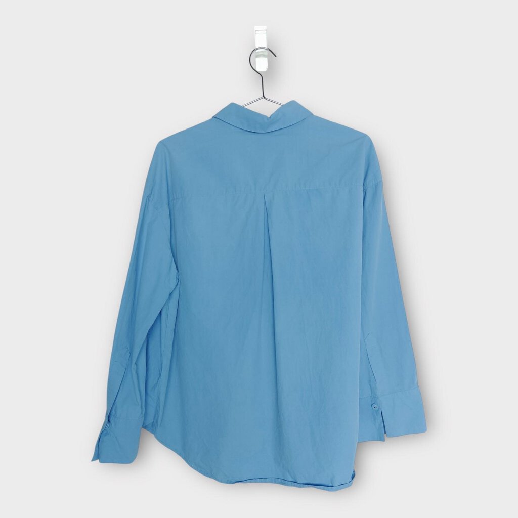 Henne Blue Cotton Shirt