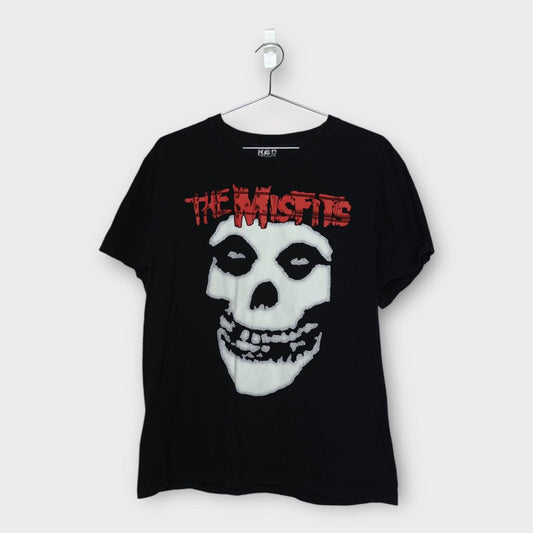 Red Rock of the T-Shirts Black Cotton The Misfits Tee