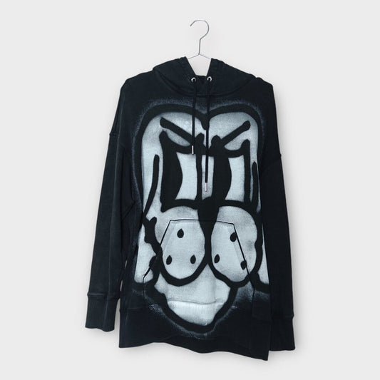 Givenchy Black & White Airbrush Chito Hoodie