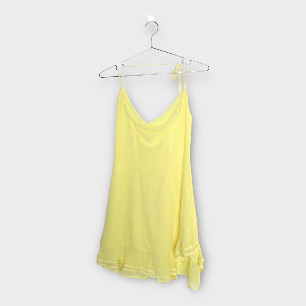 House of CB Yellow Rossella Ruffle Mini