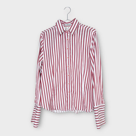 Shirt Studio White & Red Stripe Shirt